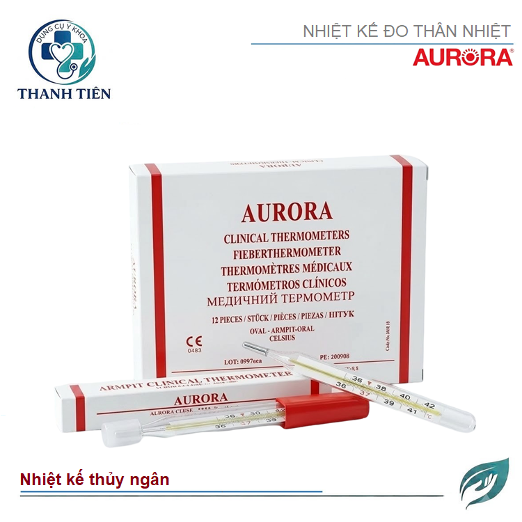 Nhiệt Kế Thủy Ngân Y Tế Aurora - Nhiệt Kế Đo Thân Nhiệt Dạng Kẹp Nách, Miệng .... Nhiệt Kế Kiểu Truyền Thống